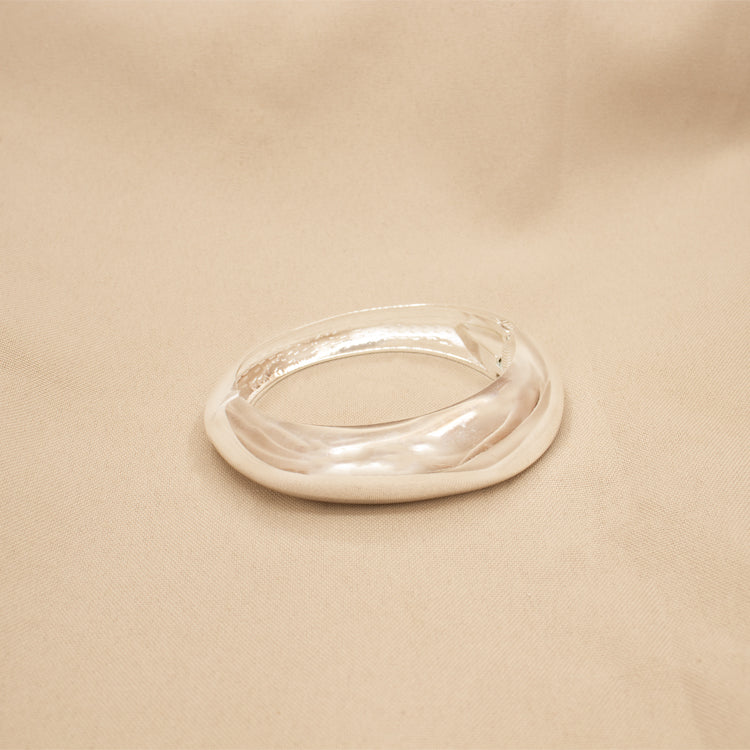 PULSERA CHUNKY QUEEN BAÑO DE PLATA