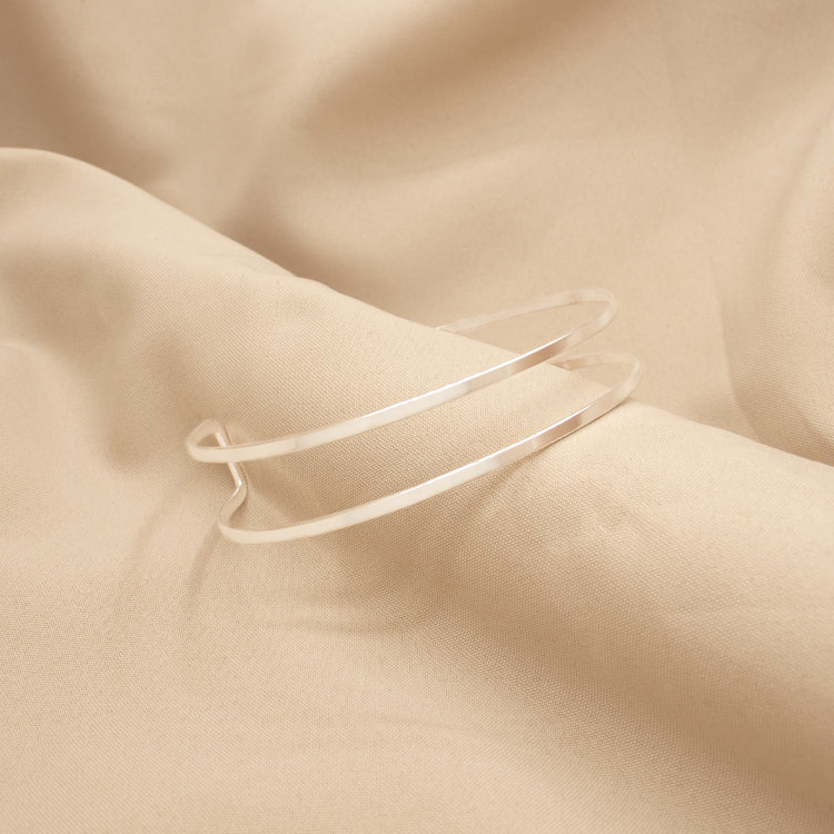 BRAZALETE MAGNA BAÑO DE PLATA