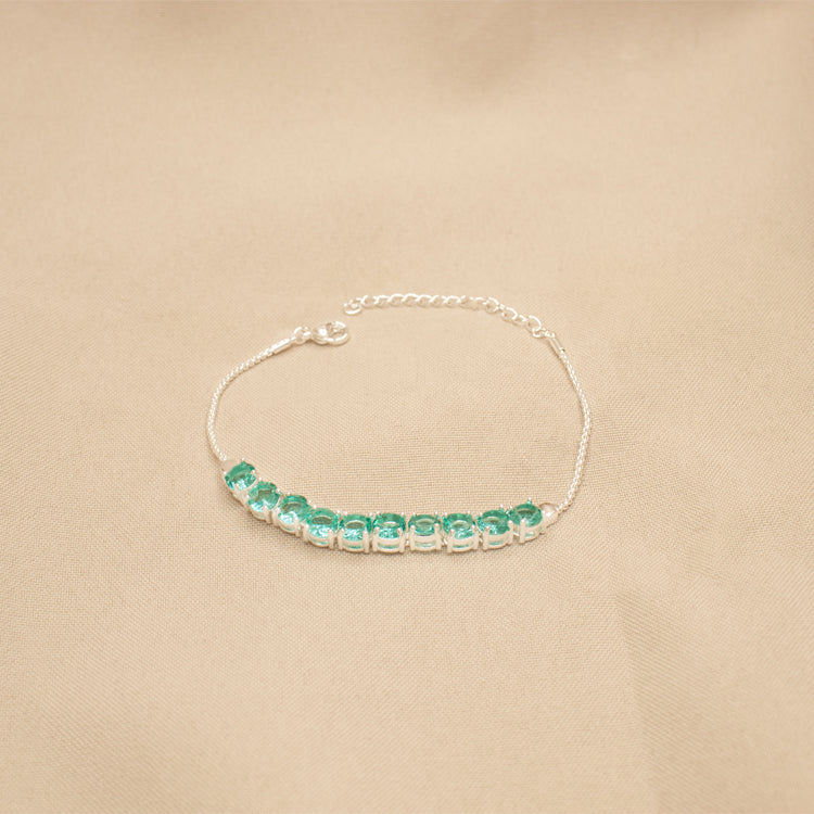 PULSERA ROXANNE BAÑO DE PLATA