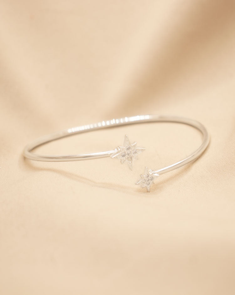 BRAZALETE EVANGELINE BAÑO DE PLATA