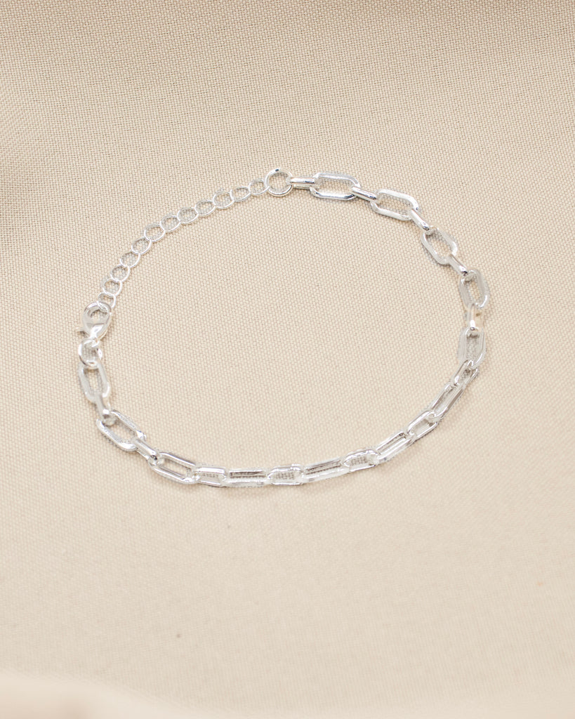 PULSERA ATLAS BAÑO EN PLATA