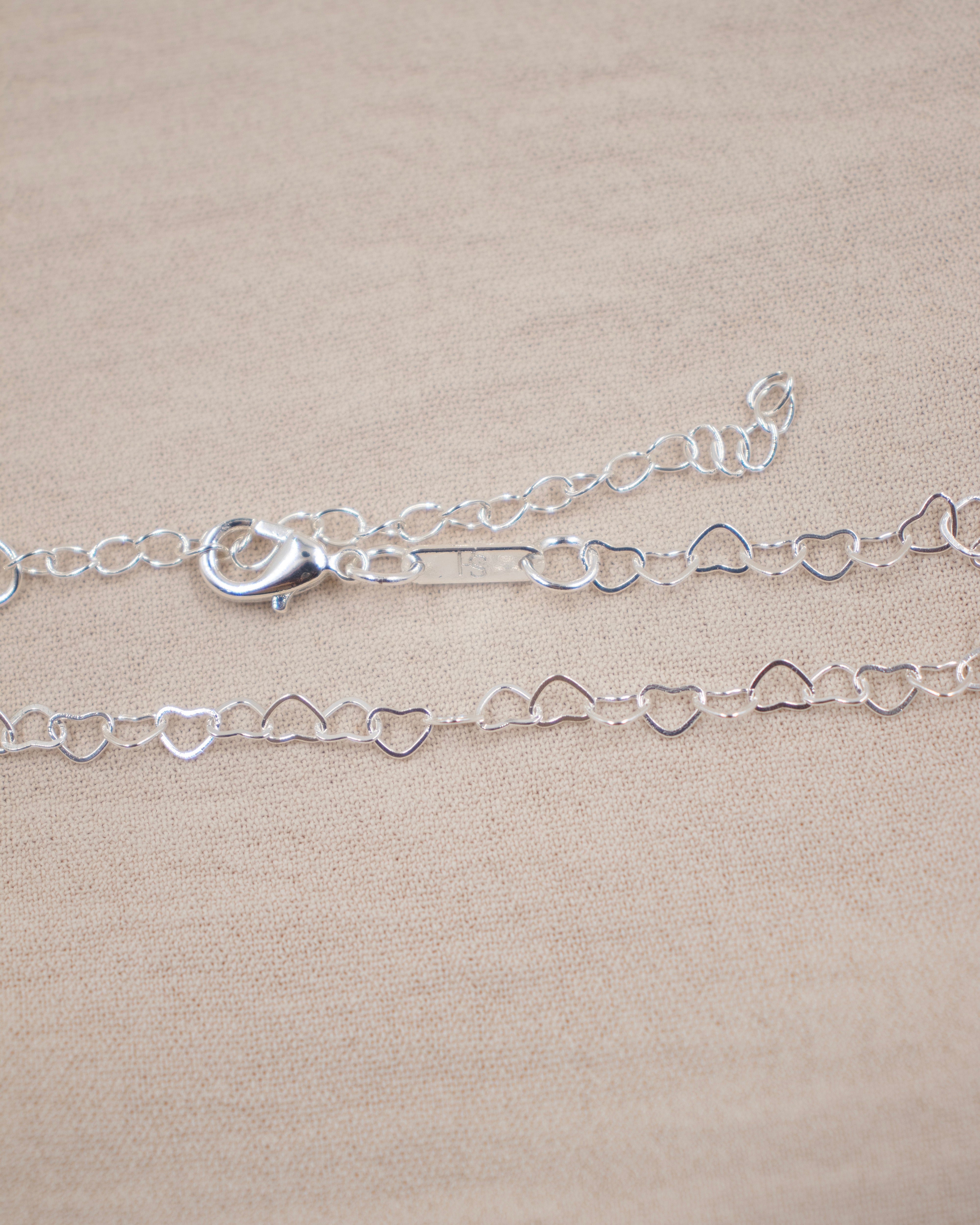 PULSERA LAZOS DE AMOR BAÑO EN PLATA