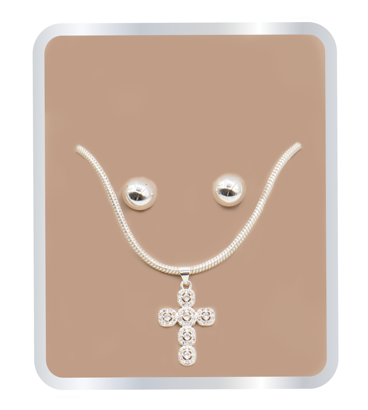 SET EMBLEMA BAÑO DE PLATA