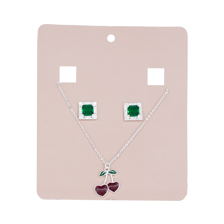 SET CHERRY GLAM BAÑO EN PLATA