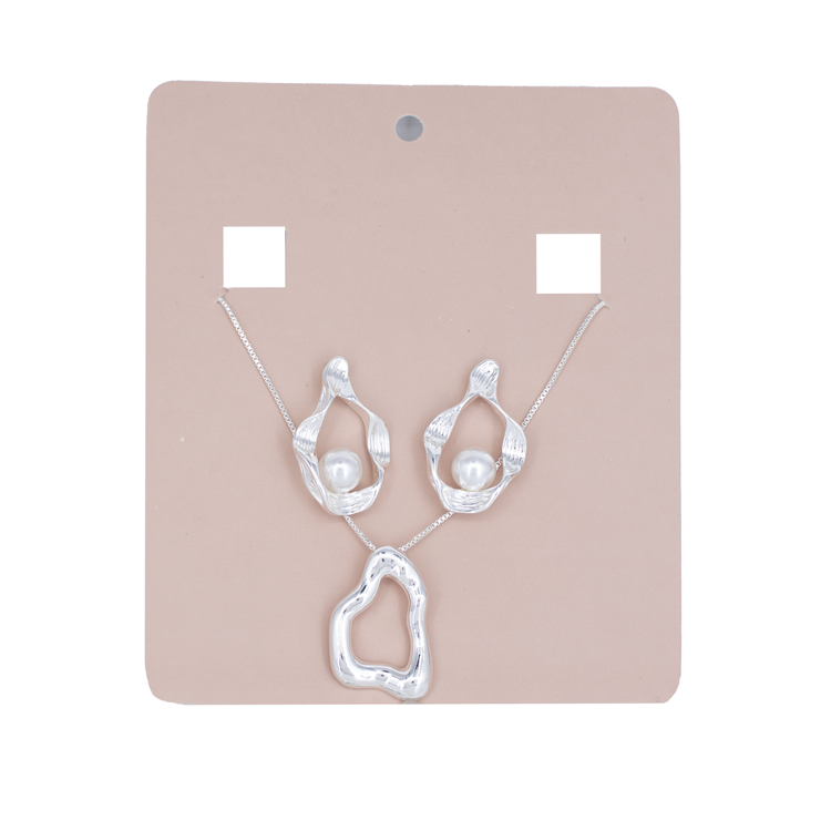 SET ESPIRAL DE ENCANTO BAÑO EN PLATA