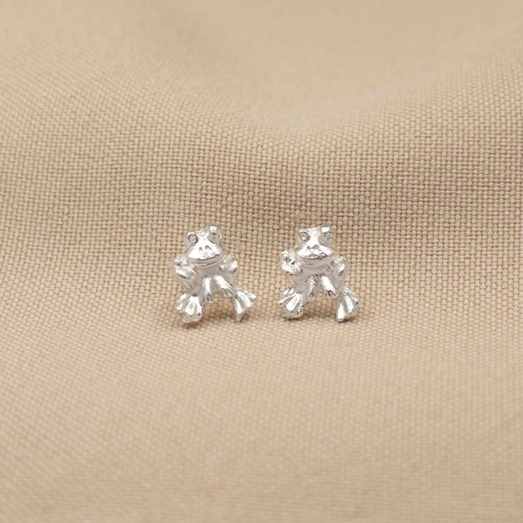 TOPO MINI RANA BAÑO DE PLATA