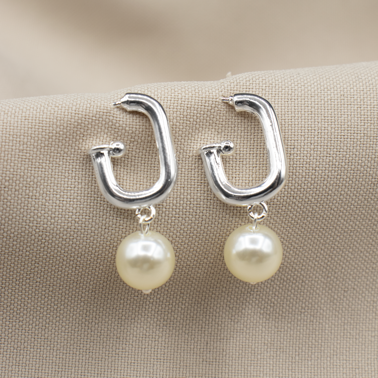 TOPO G CON PERLA BAÑO DE PLATA