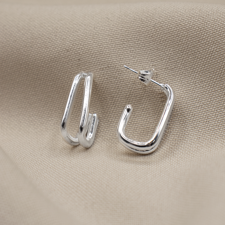 TOPO DOBLE J BAÑO DE PLATA