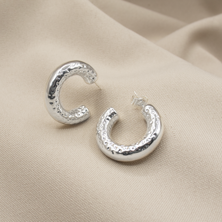 TOPO C PUNTOS TALLADOS CHUNKY BAÑO DE PLATA