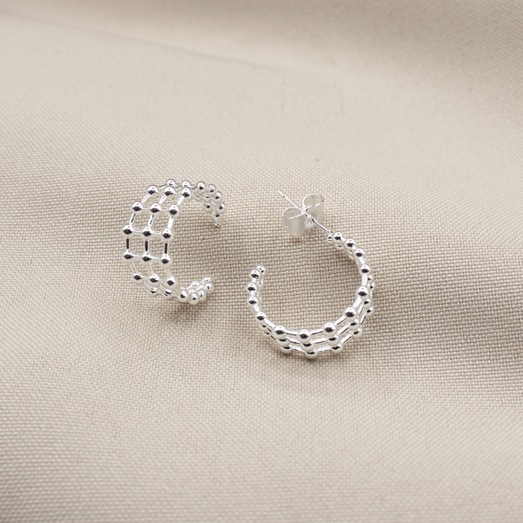 TOPO MALLA BALINES EN BAÑO DE PLATA