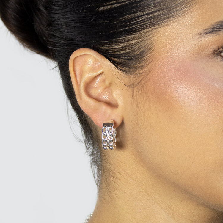 TOPO DOBLE ENLAZADO BAÑO DE PLATA