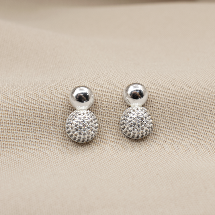 TOPO DOBLE CIRCULO BAÑO DE PLATA