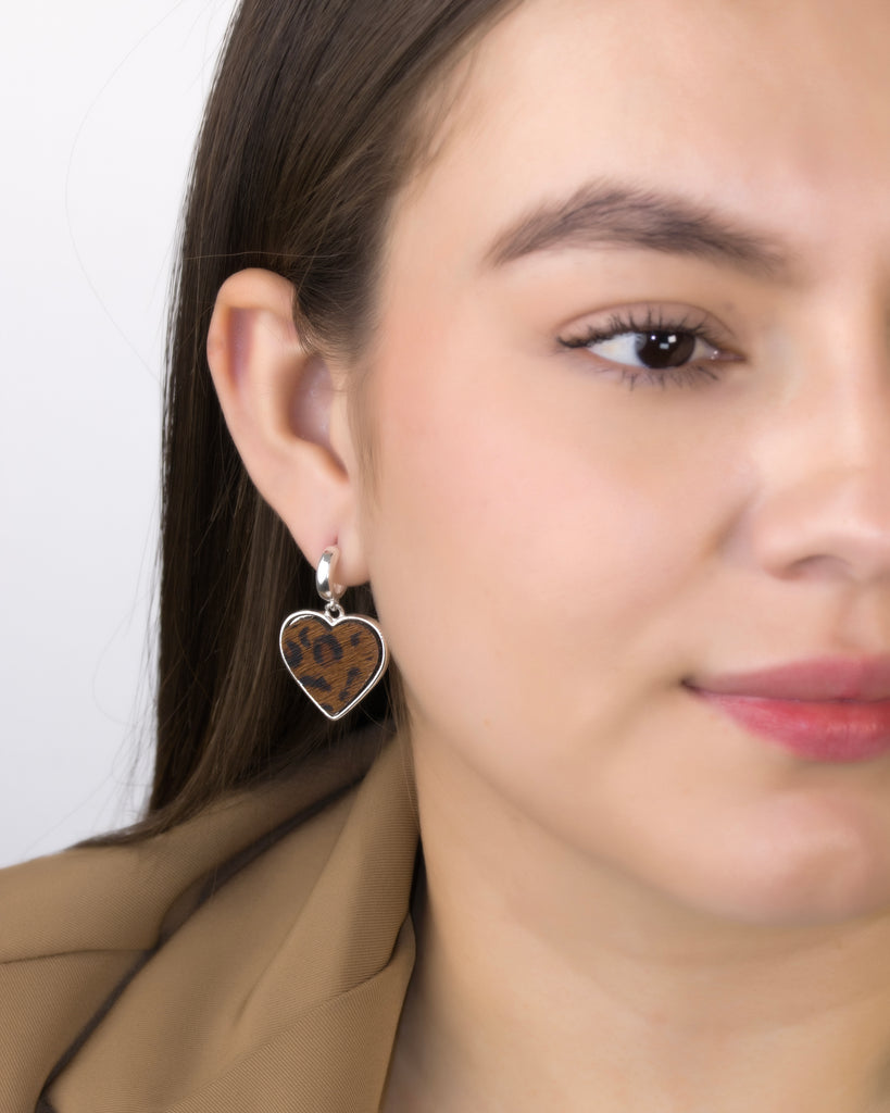 TOPO HEART PRINT BAÑO DE PLATA