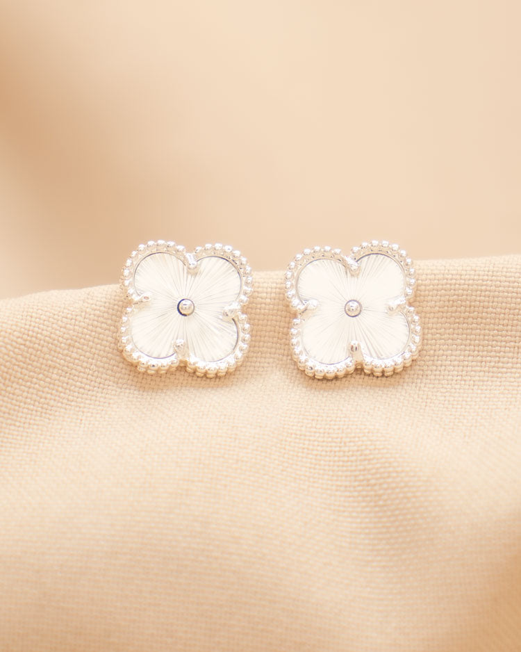 TOPO TREBOL GRANDE BAÑO DE PLATA