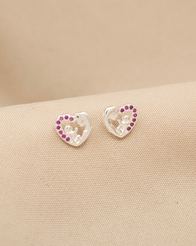 TOPO CORAZON MADRE BAÑO DE PLATA