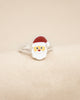 ANILLO PAPA NOEL BAÑO PLATA