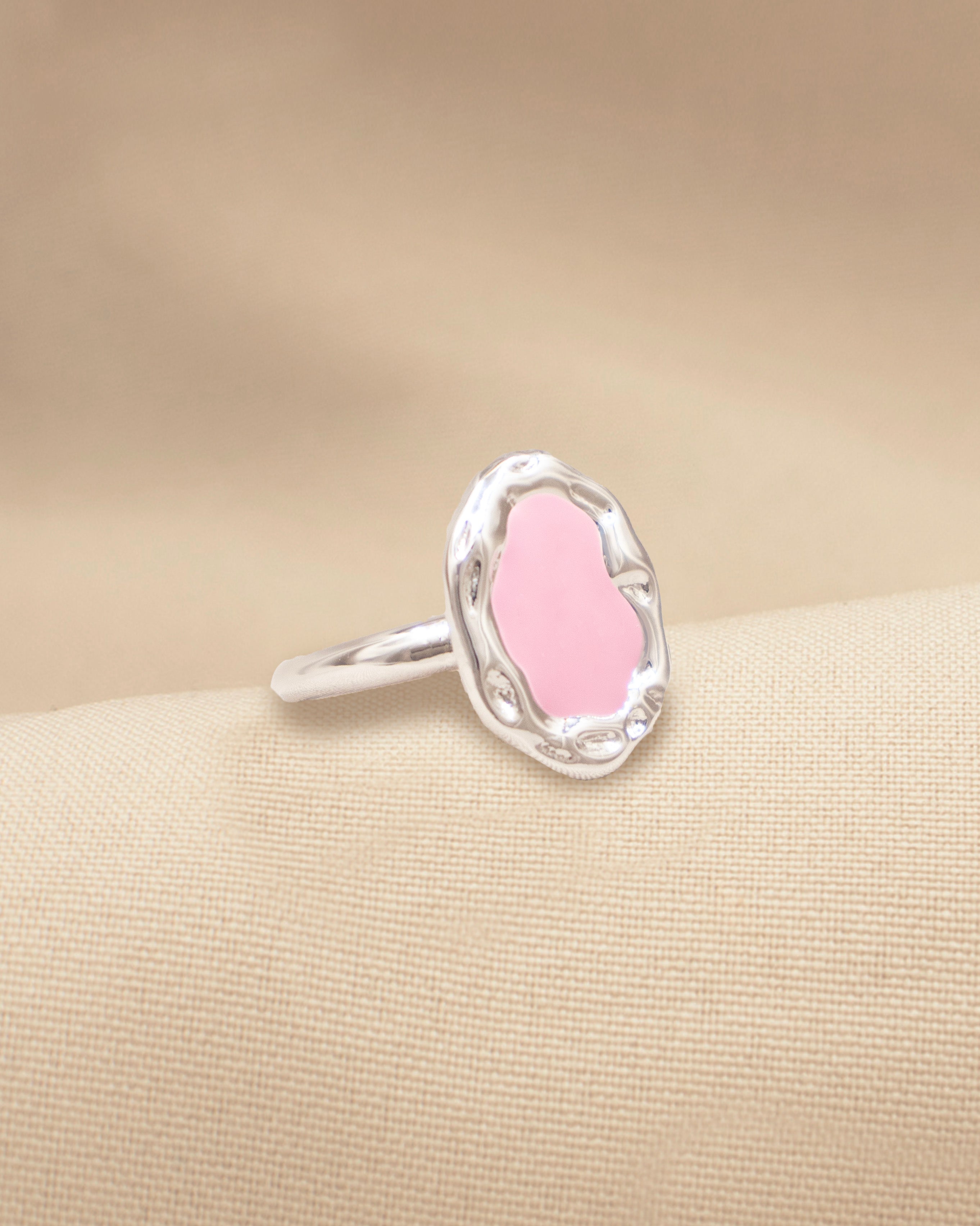 ANILLO MIRROR EVANGELINE  BAÑO DE PLATA