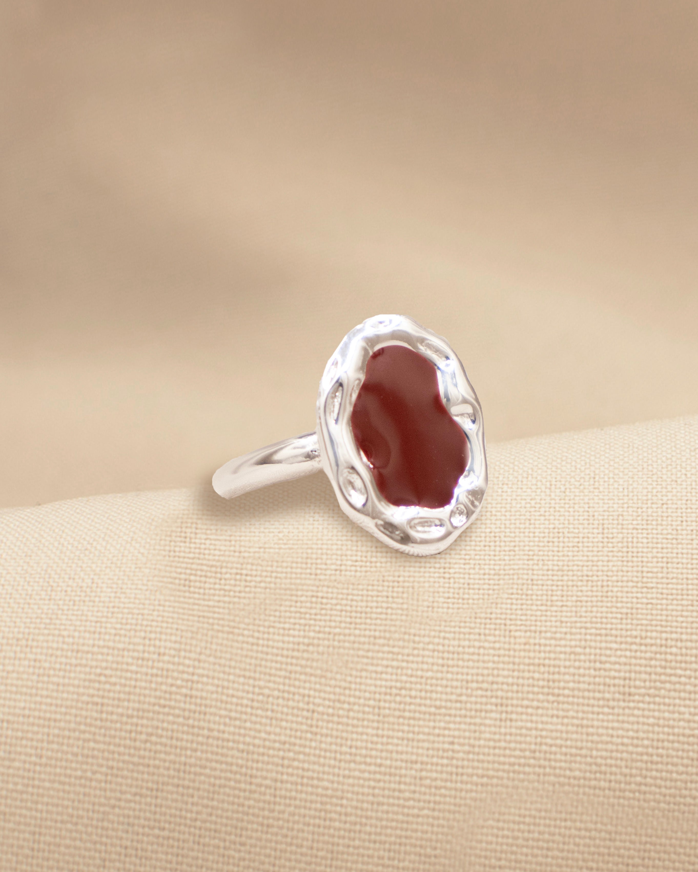 ANILLO MIRROR EVANGELINE  BAÑO DE PLATA