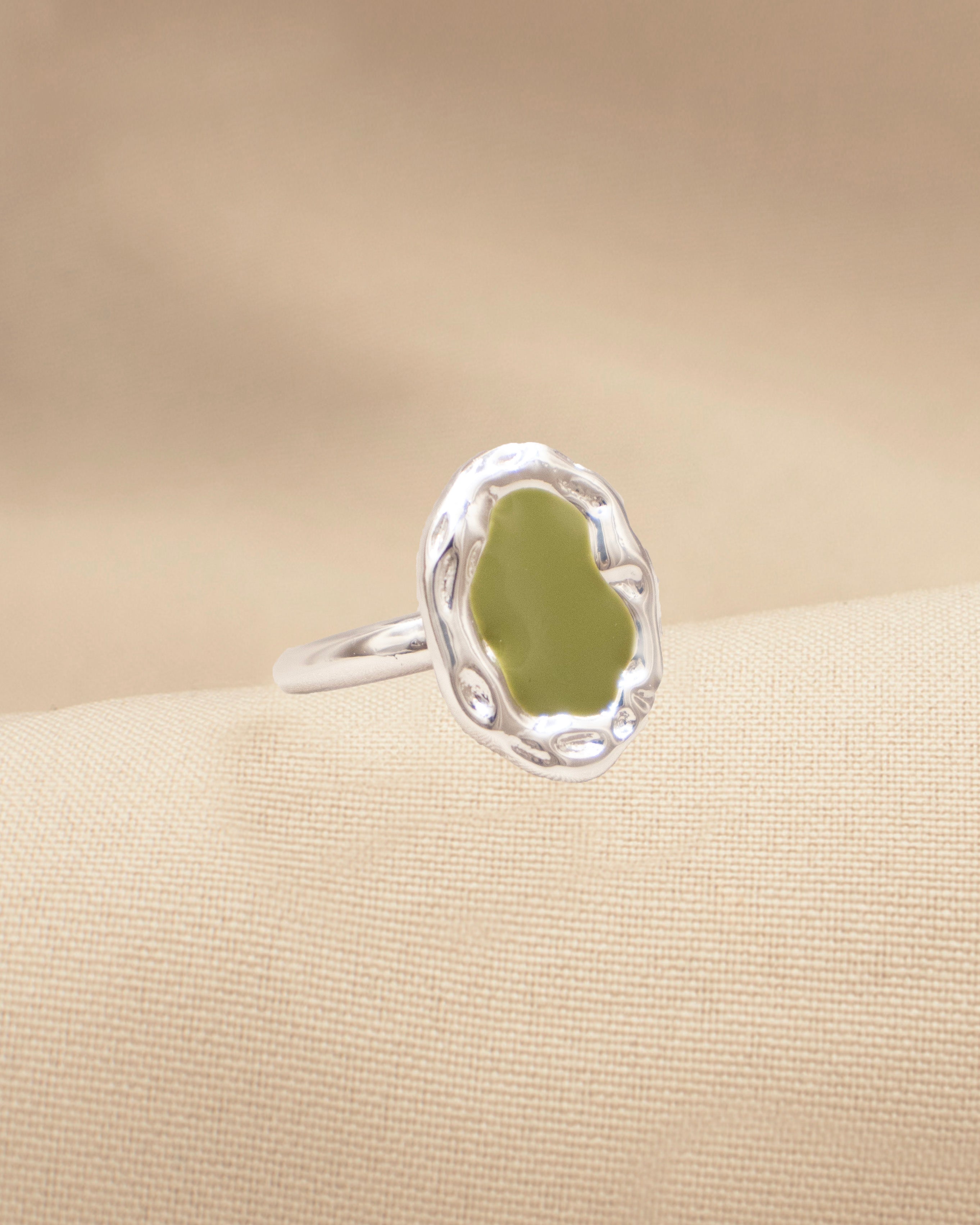 ANILLO MIRROR EVANGELINE  BAÑO DE PLATA