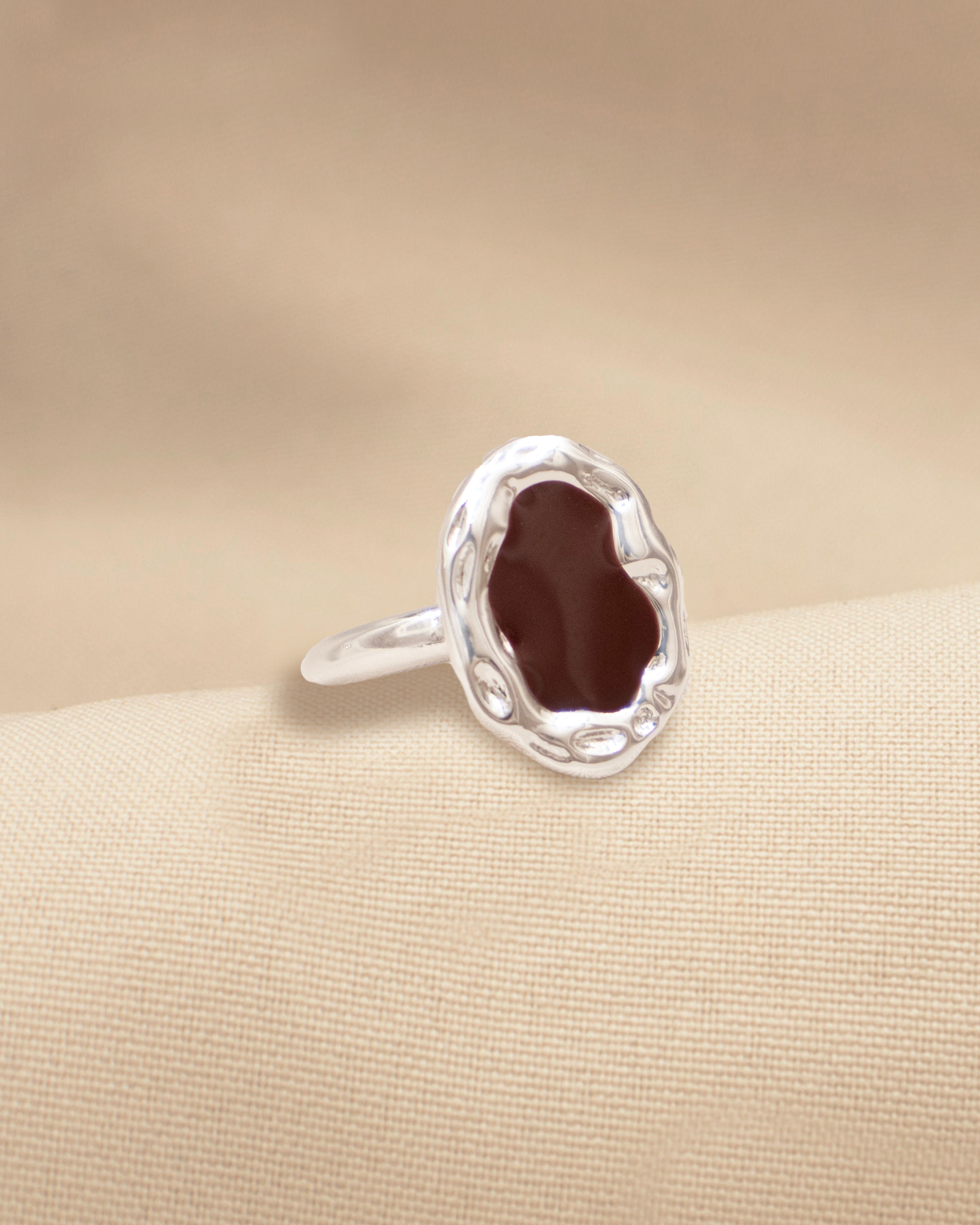 ANILLO MIRROR EVANGELINE  BAÑO DE PLATA