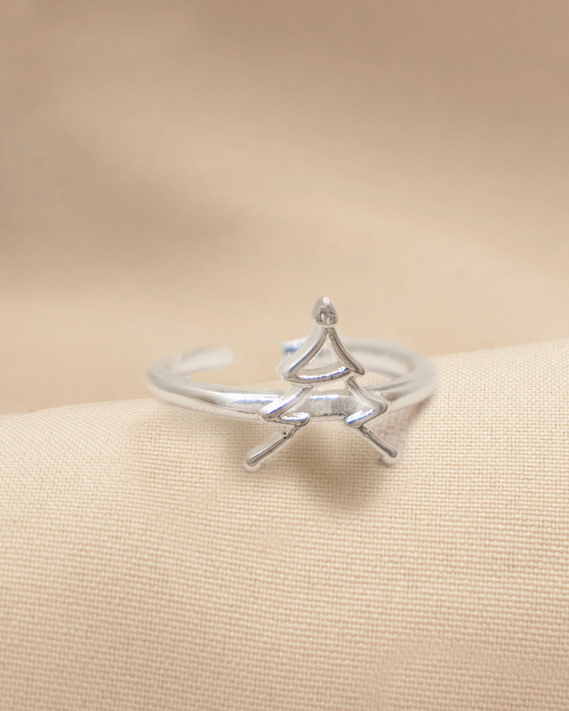 ANILLO MINI PINO DE PLATA