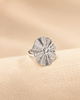 ANILLO SELLO SOLAR BAÑO DE PLATA