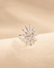 ANILLO SILUETA SOLAR BAÑO DE PLATA