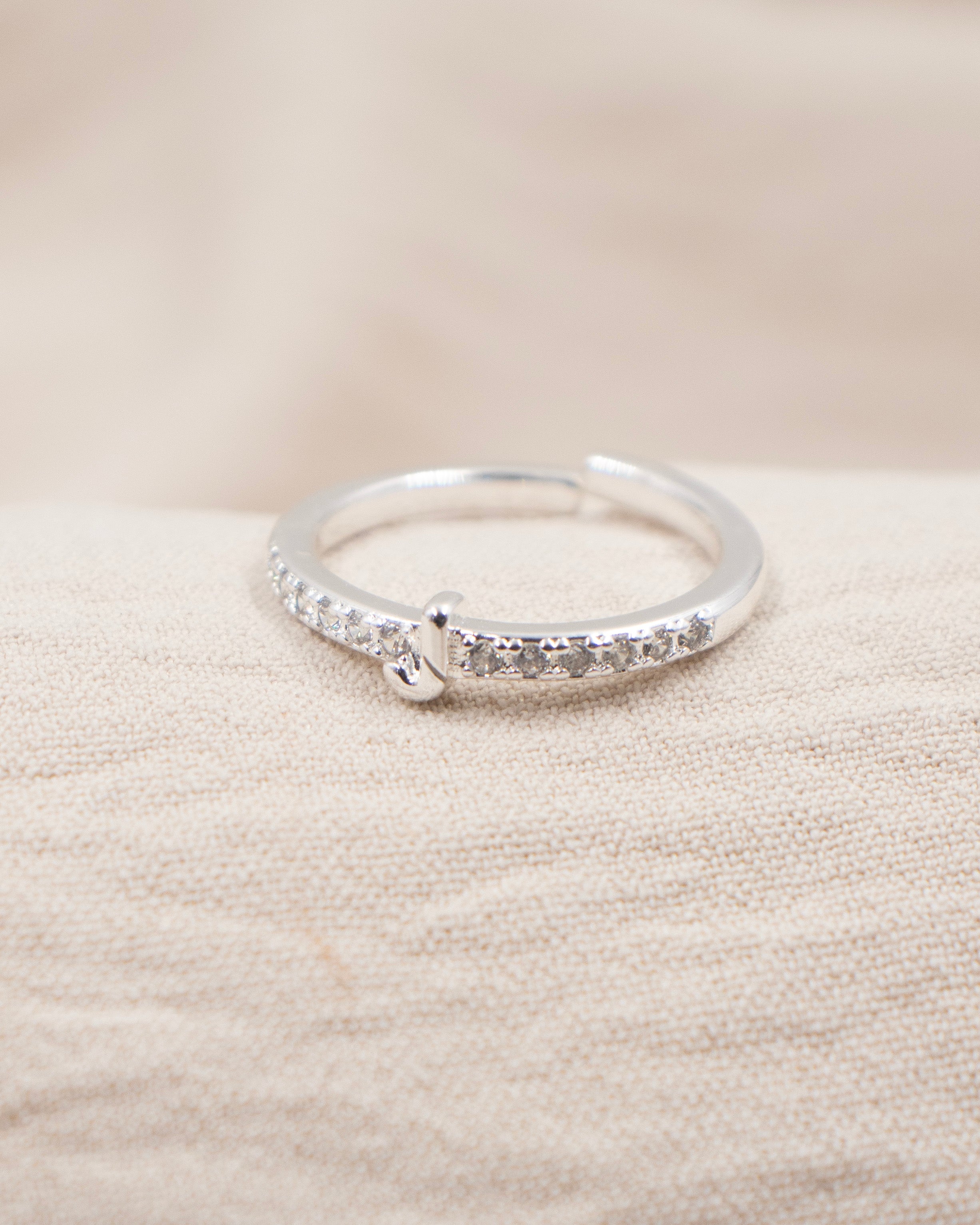 ANILLO INICIAL BAÑO DE PLATA
