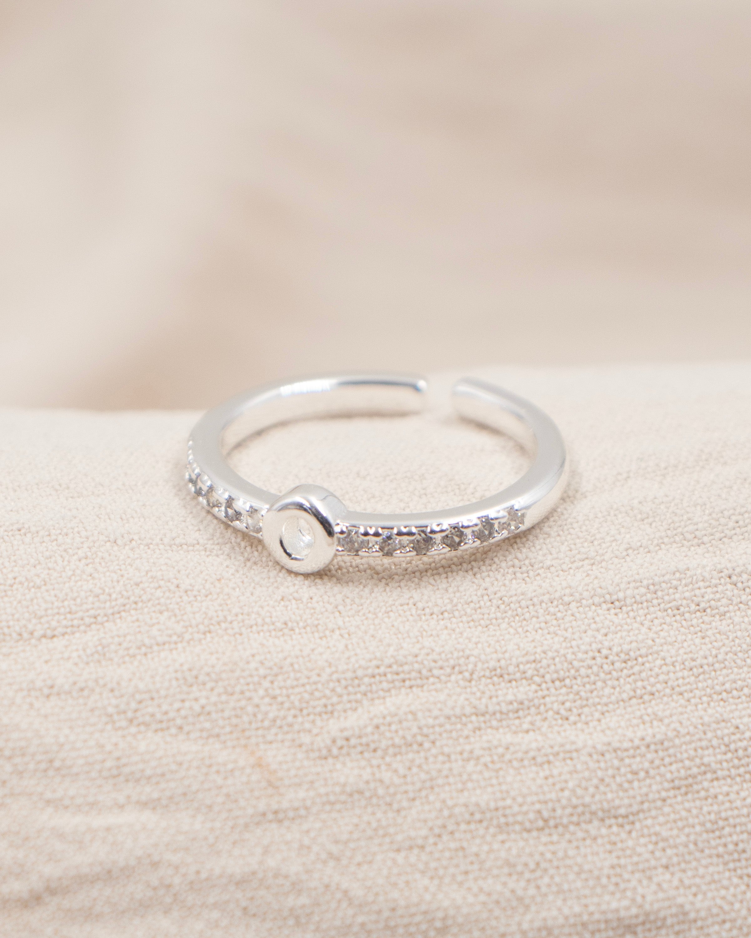 ANILLO INICIAL BAÑO DE PLATA