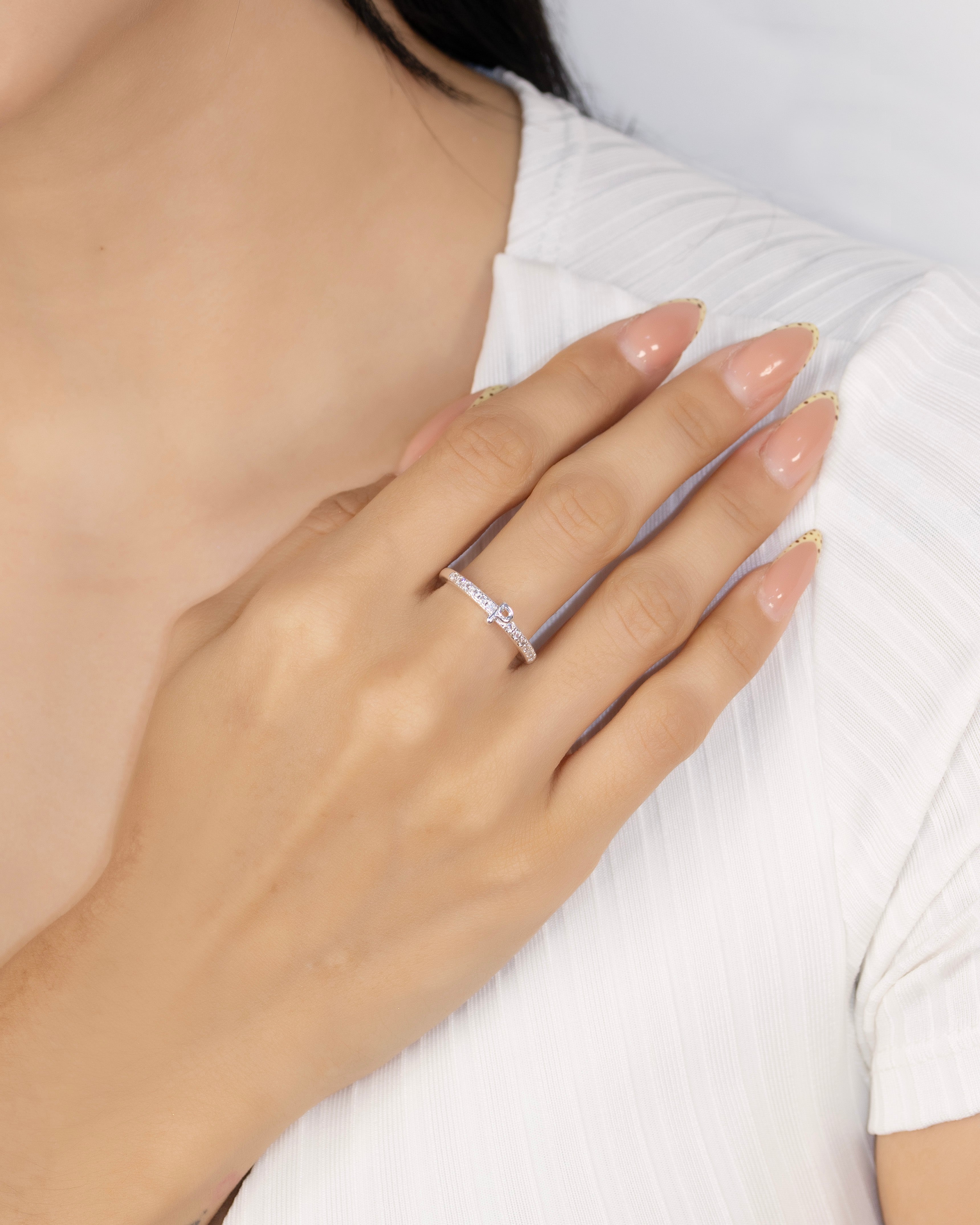 ANILLO INICIAL BAÑO DE PLATA