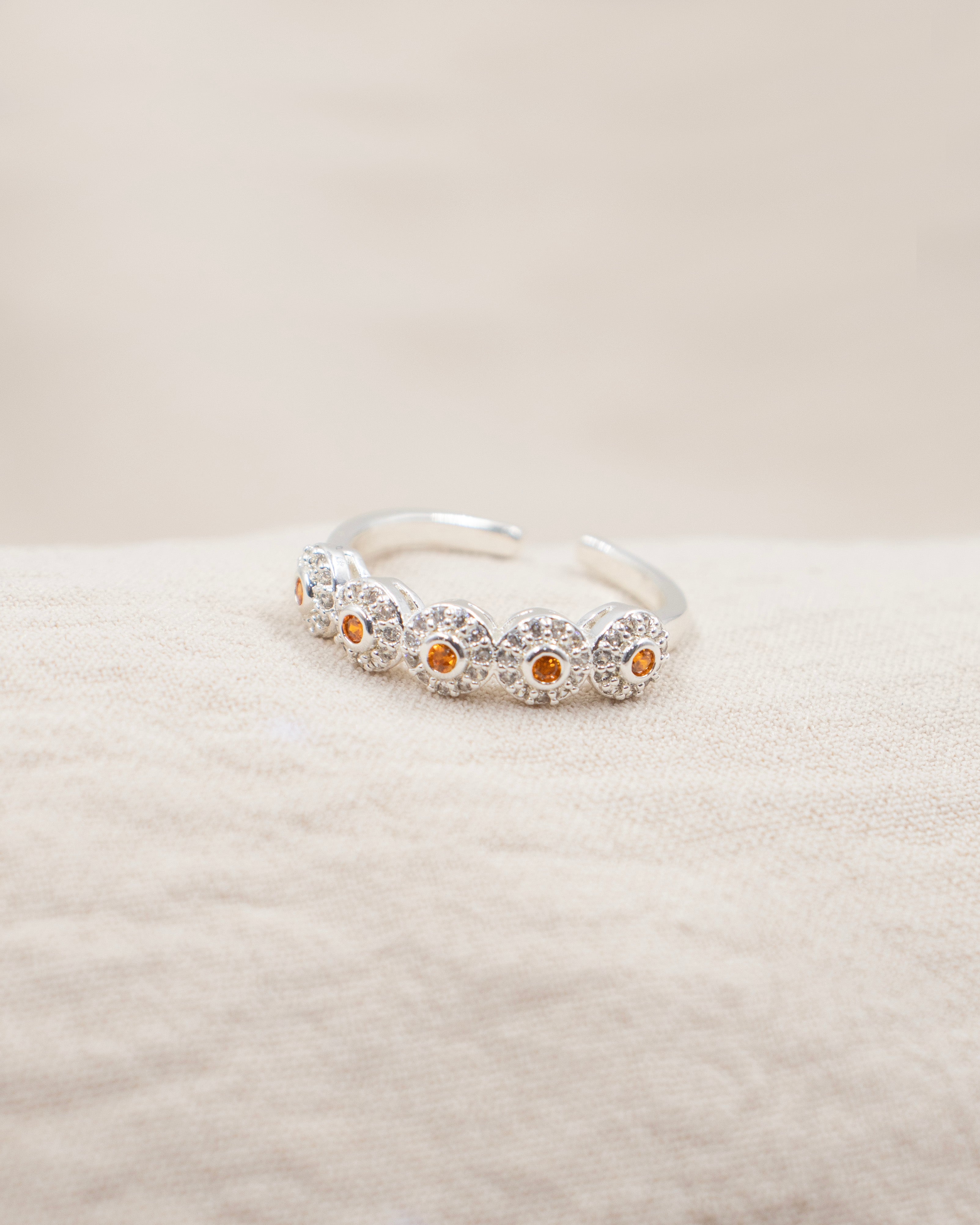 ANILLO HAILEY  BAÑO DE PLATA