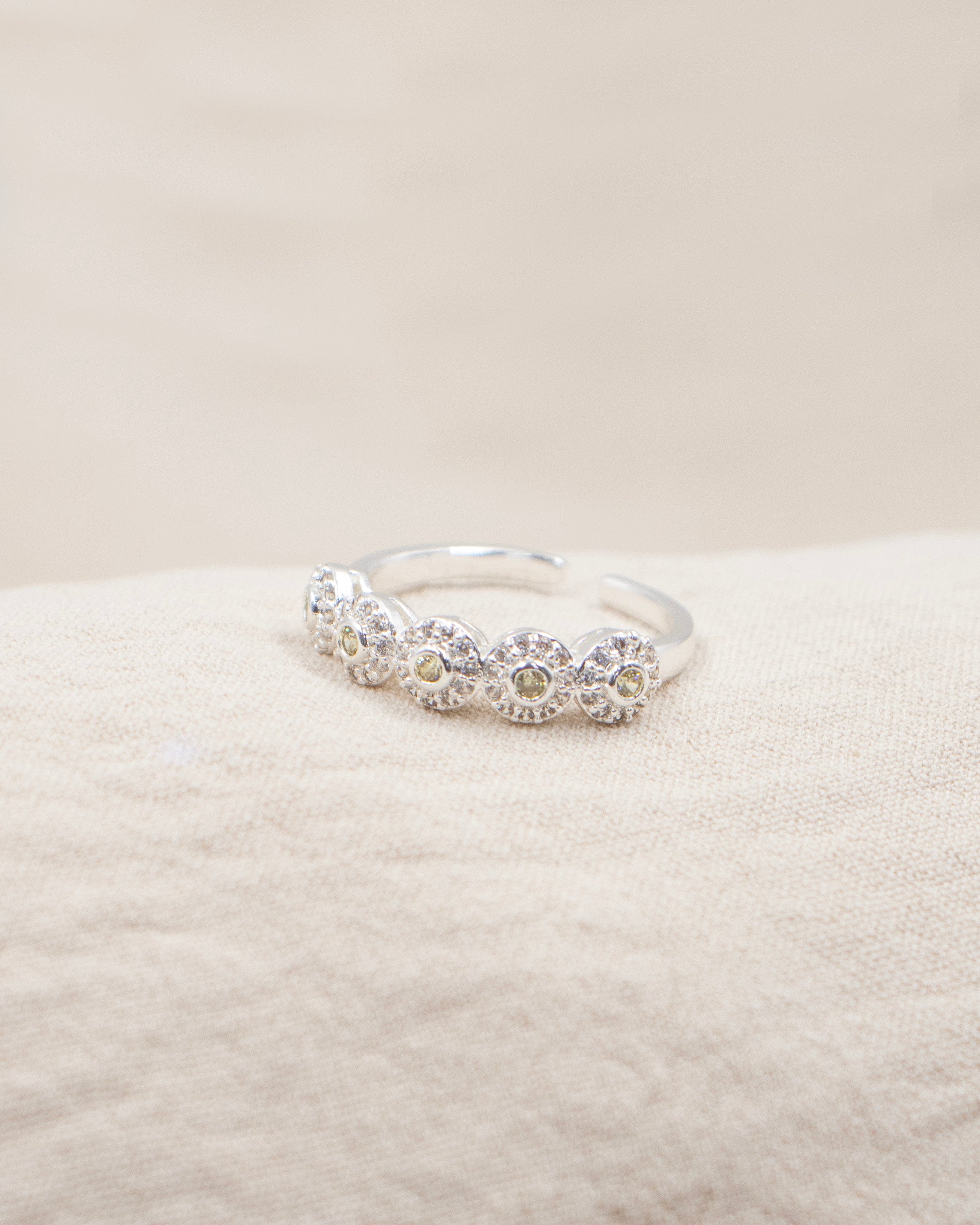 ANILLO HAILEY  BAÑO DE PLATA