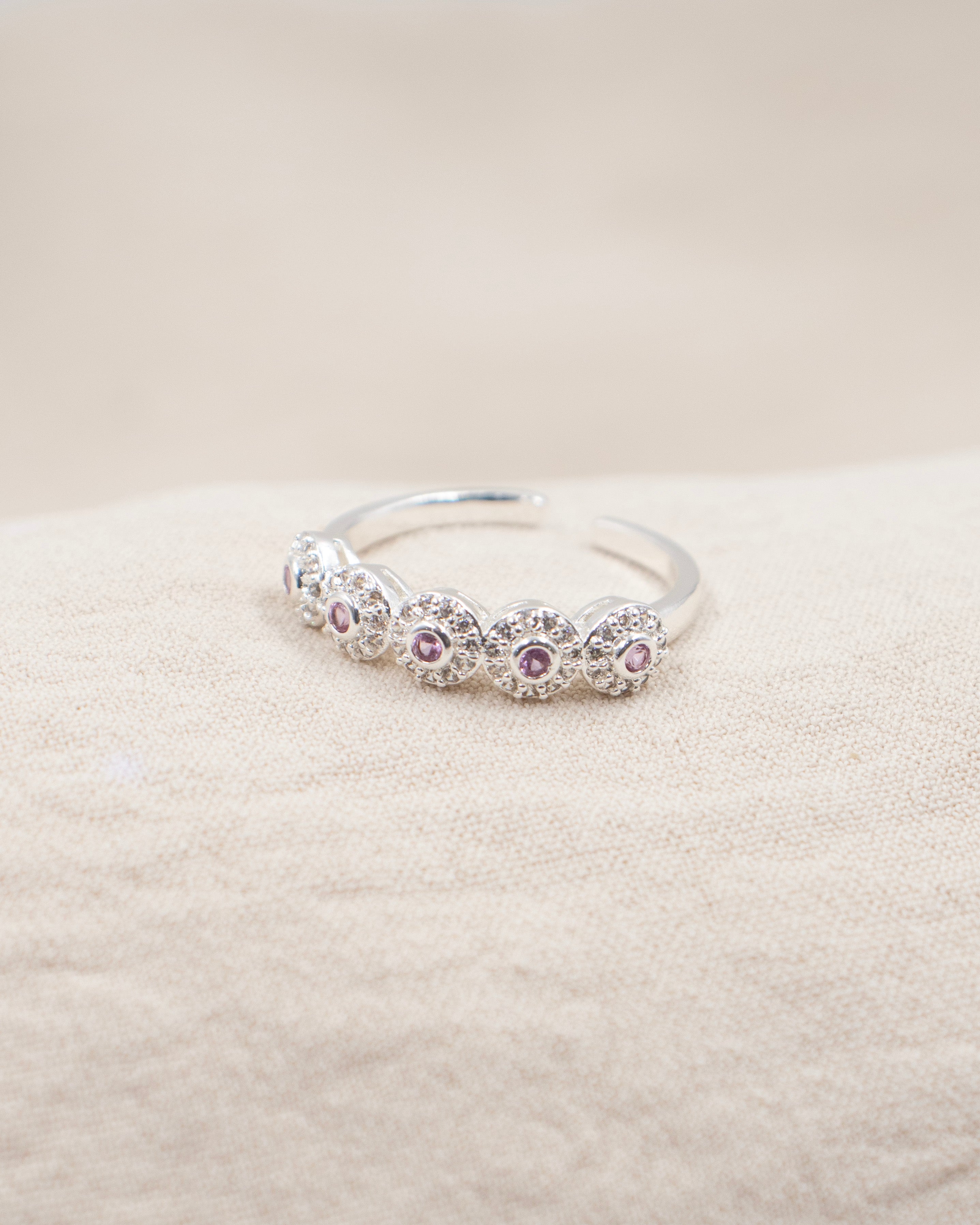 ANILLO HAILEY  BAÑO DE PLATA