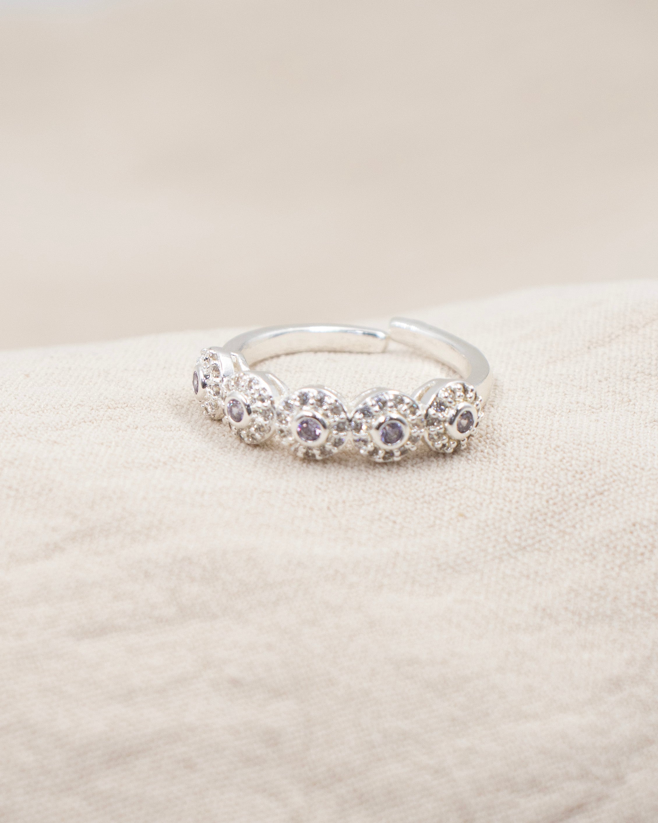 ANILLO HAILEY  BAÑO DE PLATA