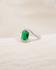 ANILLO PRISA JADE BAÑO DE PLATA