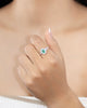 ANILLO ADELINE BAÑO DE PLATA