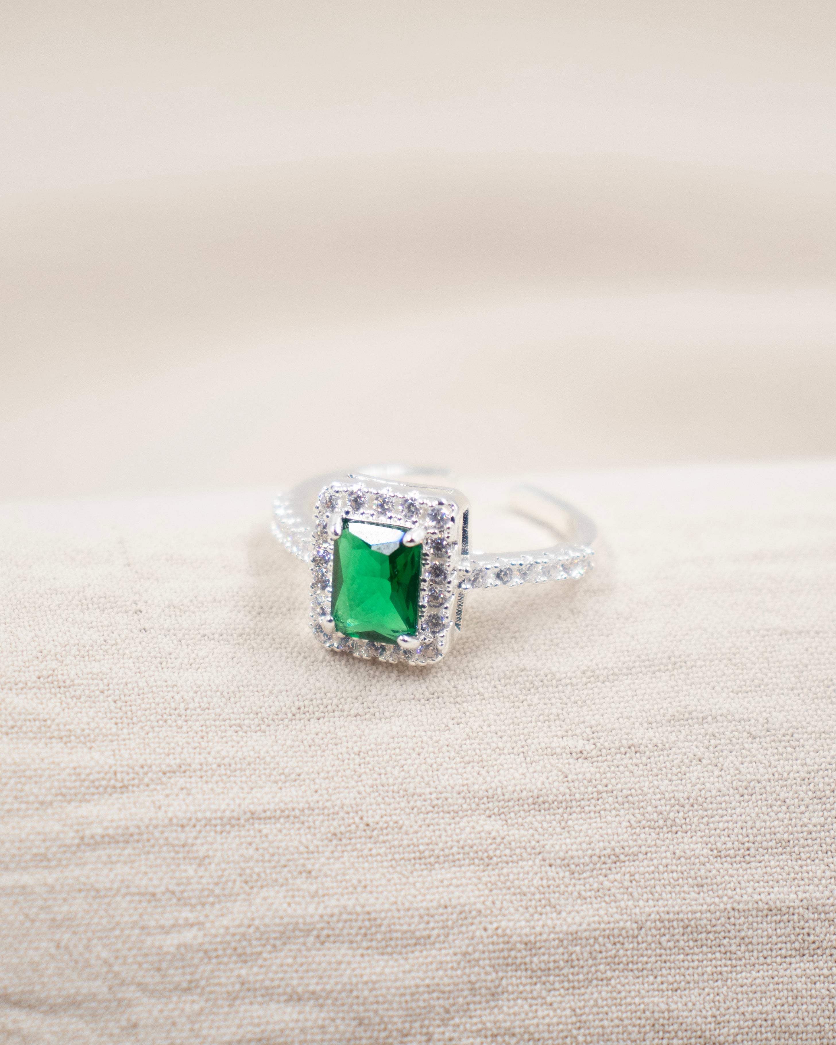 ANILLO TIANA BAÑO DE PLATA