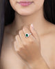 ANILLO TIANA BAÑO DE PLATA