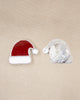 BROCHE GORRO NAVIDAD BAÑO EN PLATA