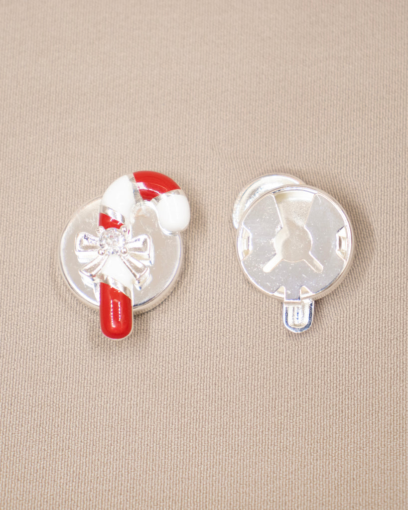 BROCHE BASTON DULCE BAÑO EN PLATA