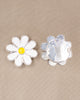 BROCHE MARGARITA BAÑO EN PLATA