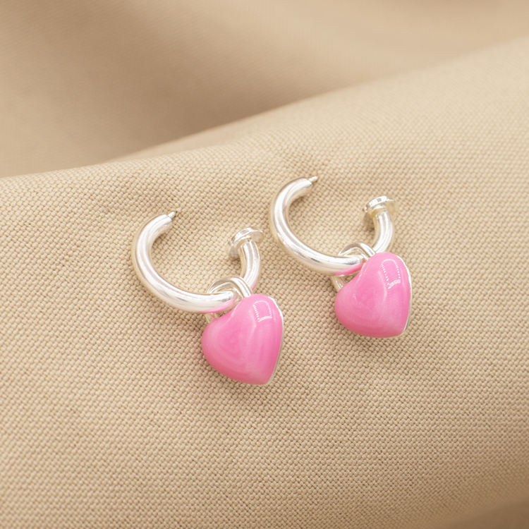 TOPO CORAZON LOVE IT BAÑO DE PLATA