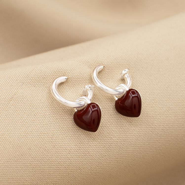 TOPO CORAZON LOVE IT BAÑO DE PLATA