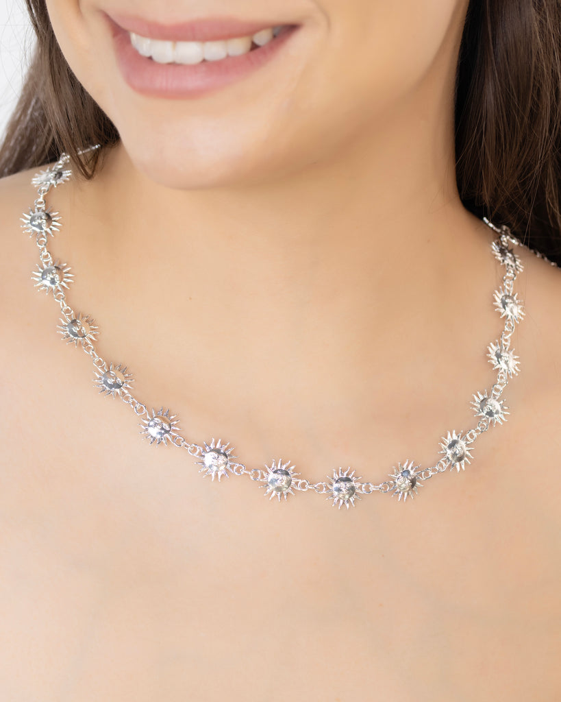 COLLAR SOLSTAR BAÑO DE PLATA