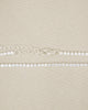 CADENA DESTELLO BLANCO BAÑO DE PLATA