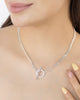 CADENA GEORGINA BAÑO DE PLATA