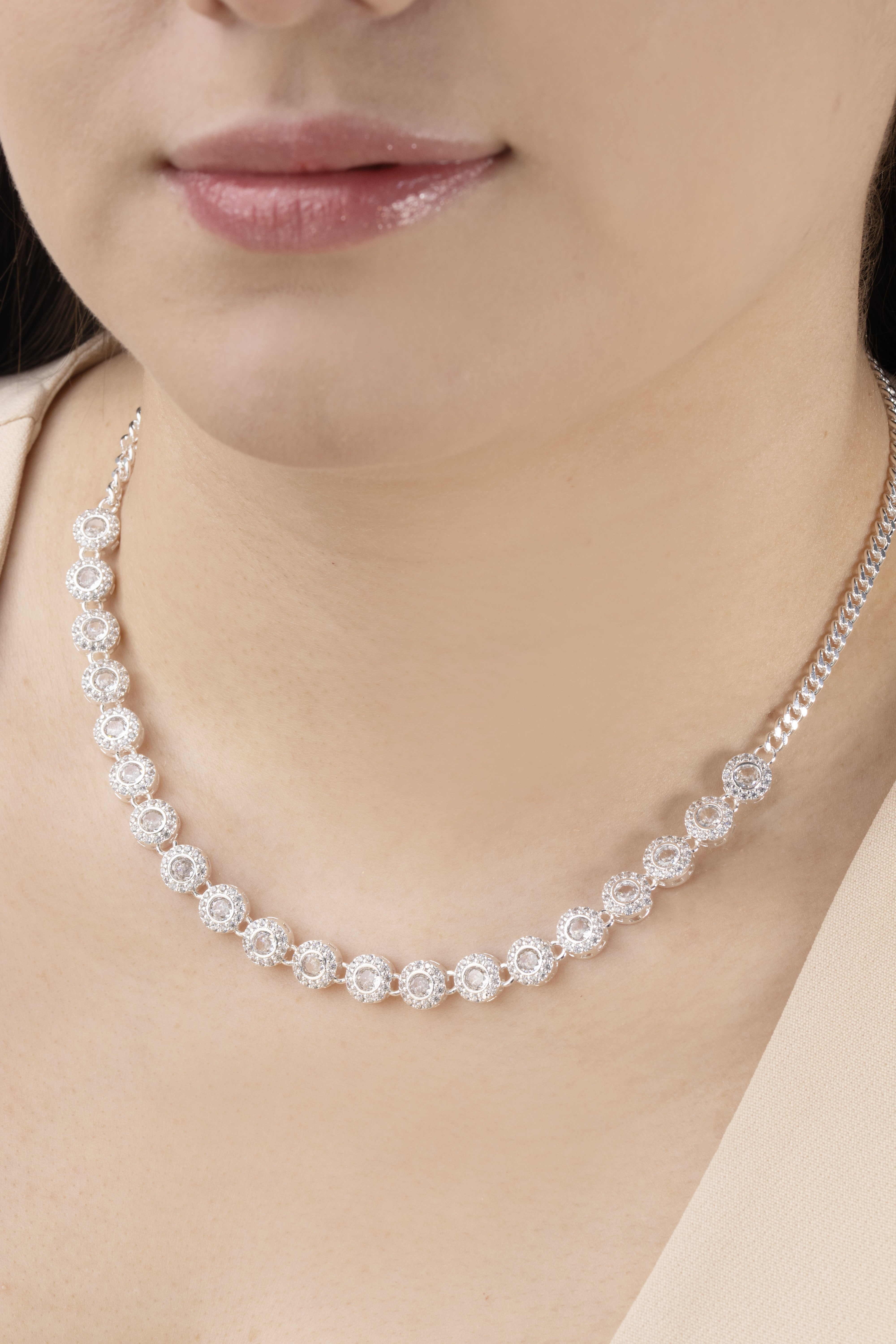 CADENA HAILEY BAÑO DE PLATA