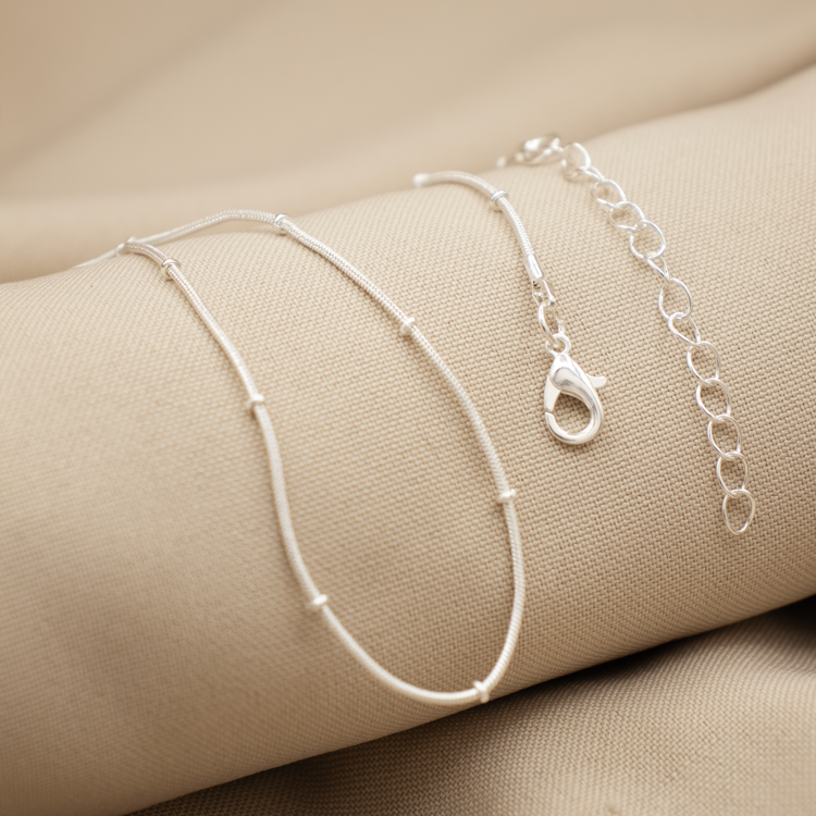 CADENA BALIN MINI BAÑO DE PLATA