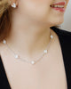 COLLAR MINI CONEXION TREBOL BAÑO DE PLATA