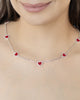COLLAR SHINY LOVE BAÑO DE PLATA